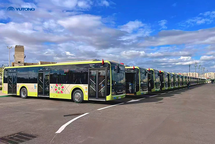 723 bus Yutong prêts à fournir un service de haute qualité pour soutenir la Coupe dAfrique des Nations
