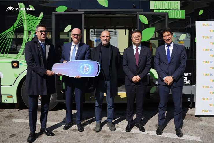 Yutong à Pescara, Italie : les débuts des bus zéro émission dans la flotte de TUA