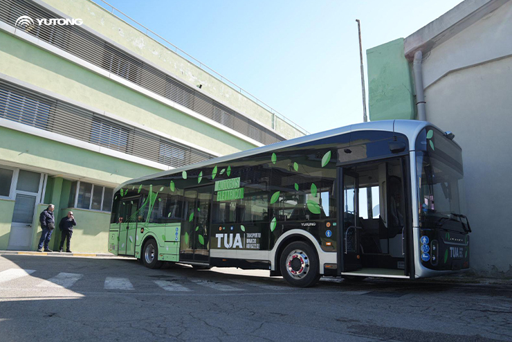 Yutong à Pescara, Italie : les débuts des bus zéro émission dans la flotte de TUA