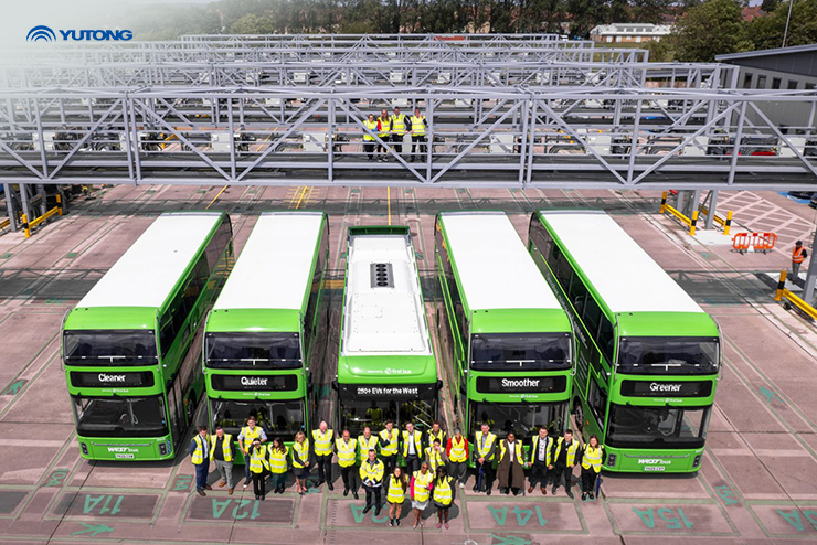 Royaume-Uni : le premier dépôt de bus électrifié de Bristol est ouvert (et 74 bus électriques arrivent)
