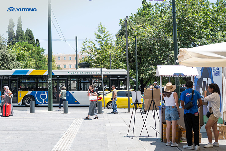  Yutong lance officiellement l’initiative « Let’s Go Green » pour une mobilité durable à Athènes – Les conducteurs de la société OSY S.A. sont à l’honneur
