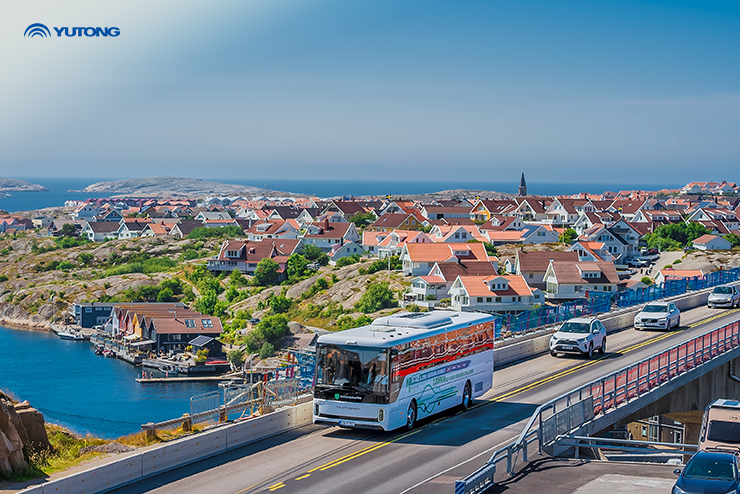 Le Yutong IC12E relève le défi dun test grandeur nature dans quatre pays nordiques, redéfinissant la notion de « Autobus interurbain électrique à batterie haut de gamme » !