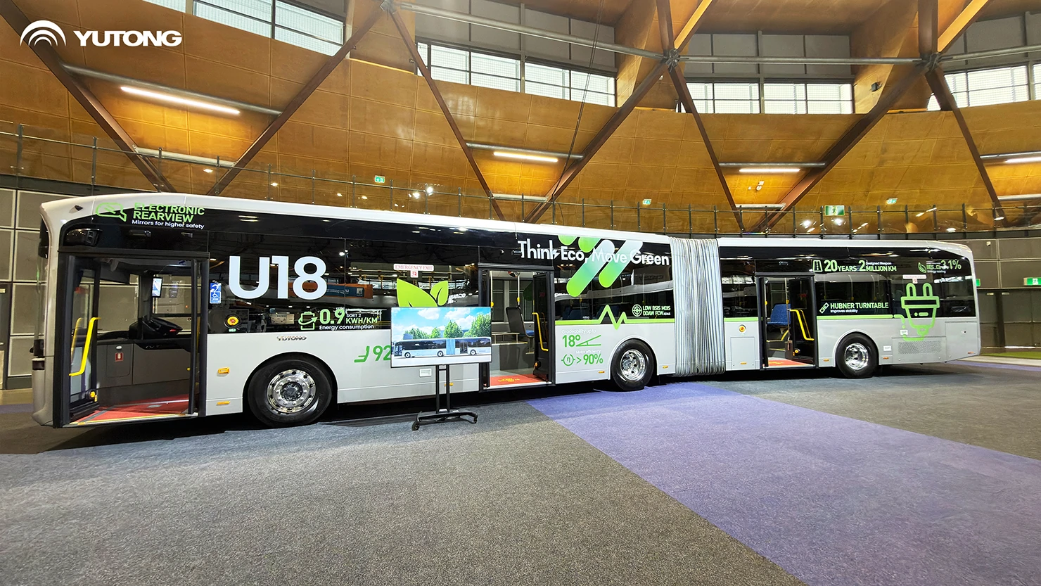 Yutong fait ses débuts à lAustralasia Bus & Coach Expo 2026, démontrant la robustesse de ses produits pour diverses situations Yutong fait ses débuts à lAustralasia Bus & Coach Expo 2026, démontrant la robustesse de ses produits pour diverses situations