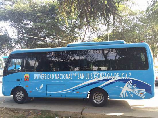 Livraison de 9 bus Yutong à Universidad Nacional “San Luis Gonzaga” de ICA