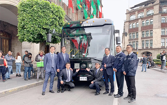 Allant de l’autre côté de l’océan, 63 unités de trolleybus à deux sources de Yutong entrent au Mexique!