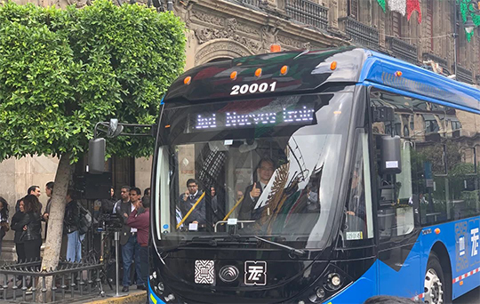 Allant de l’autre côté de l’océan, 63 unités de trolleybus à deux sources de Yutong entrent au Mexique!