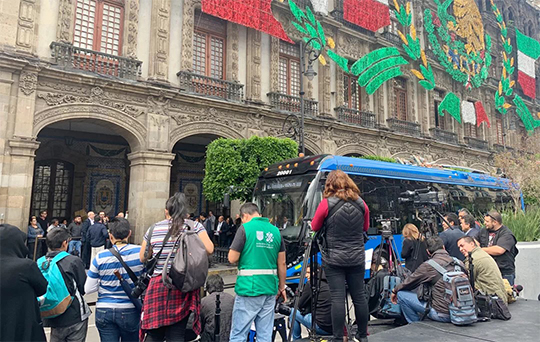 Allant de l’autre côté de l’océan, 63 unités de trolleybus à deux sources de Yutong entrent au Mexique!