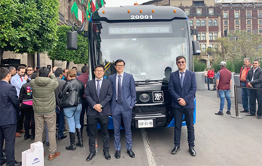 Allant de l’autre côté de l’océan, 63 unités de trolleybus à deux sources de Yutong entrent au Mexique!