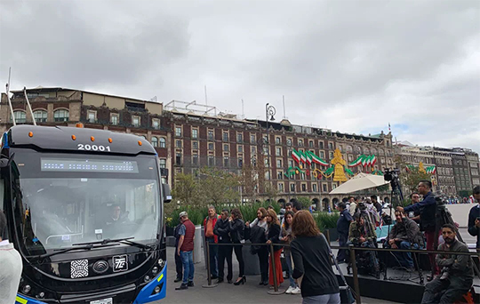 Allant de l’autre côté de l’océan, 63 unités de trolleybus à deux sources de Yutong entrent au Mexique!
