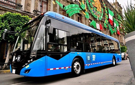 Allant de l’autre côté de l’océan, 63 unités de trolleybus à deux sources de Yutong entrent au Mexique!