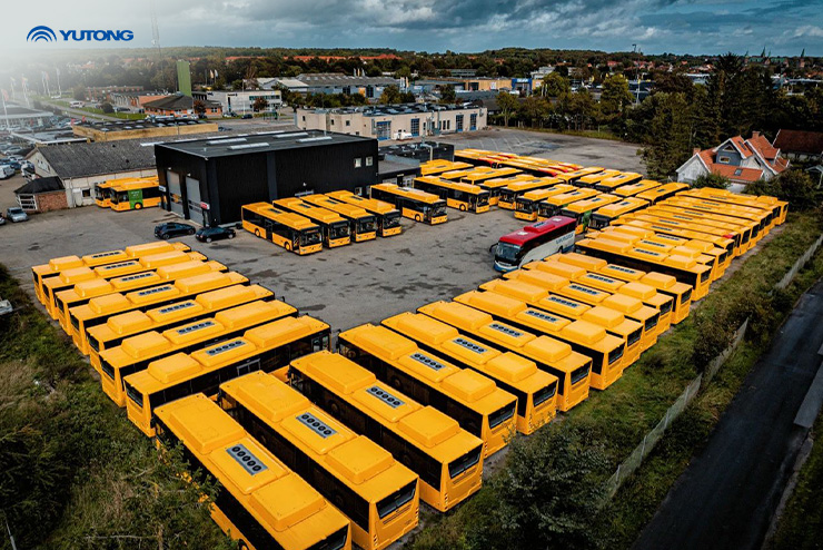 126 bus à énergie nouvelle Yutong ont été livrés au Danemark