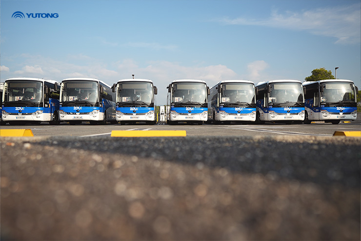 135 autocars urbains électriques Yutong ont été exportés vers la France