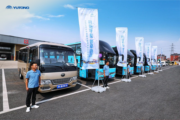 Yutong fournit des services pour lévénement sportif asiatique
