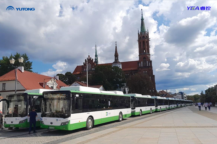 APPARITION DE BUS ÉLECTRIQUE YUTONG E12 À BIALYSTOK, EN POLOGNE
