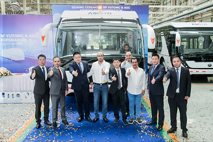 87 navettes de l’aéroport de Yutong ont été exportées vers l’Arabie saoudite