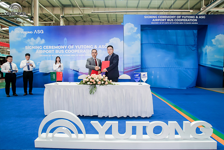 87 navettes de l’aéroport de Yutong ont été exportées vers l’Arabie saoudite