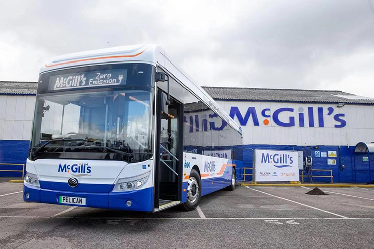 “Fabriqué en Chine” au service de laction zéro carbone ! 55 bus Yutong 100% électriques desserviront le public pendant la COP26