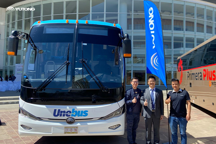 La filiale de Yutong au Mexique participe à l’événement Salon des bus respectueux de lenvironnement